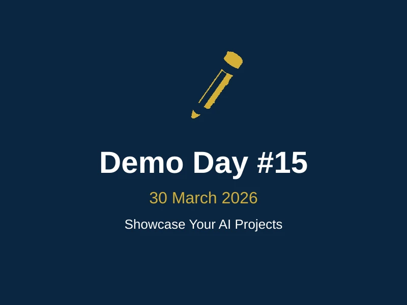 Demo Day #15 AI Project Showcase - Watch members present their AI projects