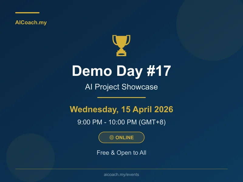 Demo Day #17 AI Project Showcase - Watch members present their AI projects