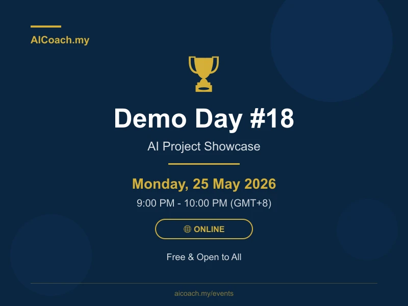 Demo Day #18 AI Project Showcase - Watch members present their AI projects