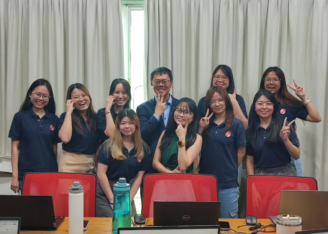 Group photo of a young marketing team with their trainer after an AI training session, 29 June 2026