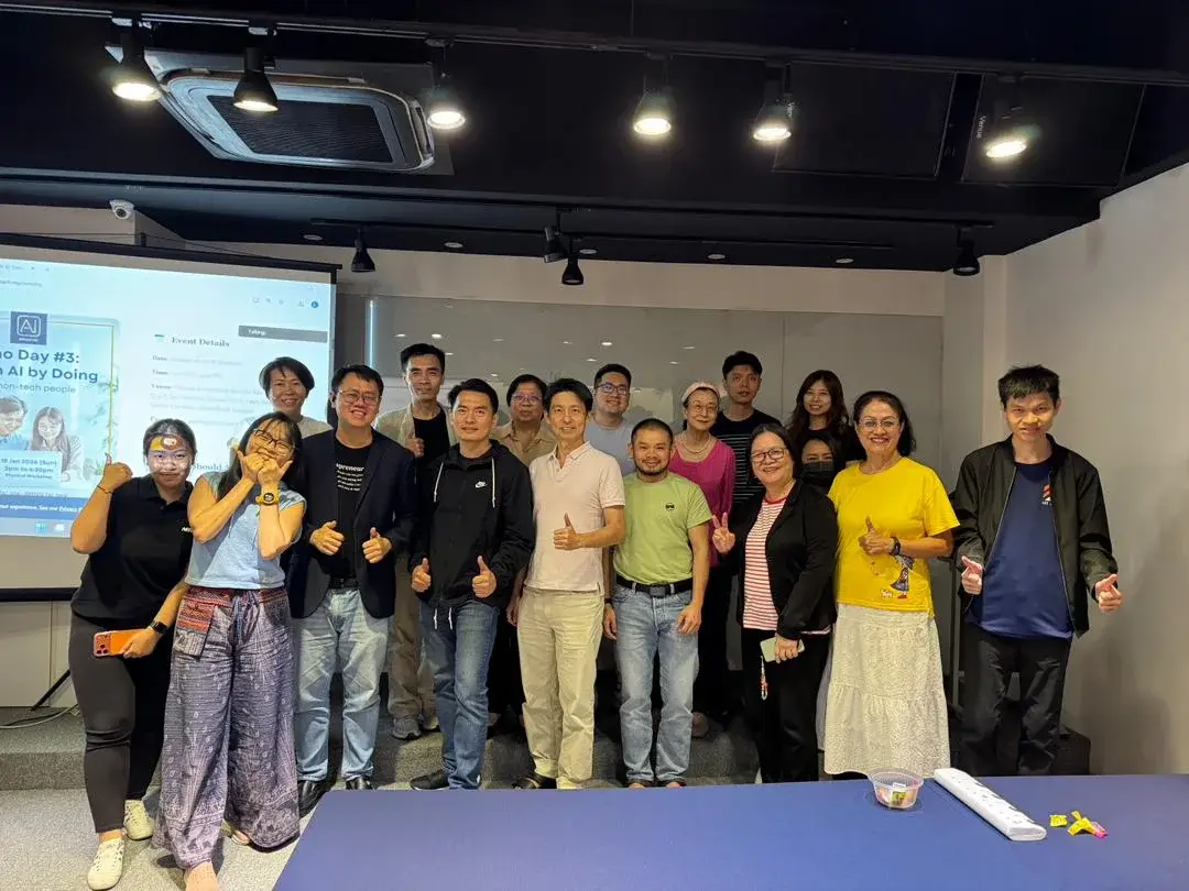 Inno Day #3 participants group photo at the Learn AI by Doing workshop, 18 January 2026