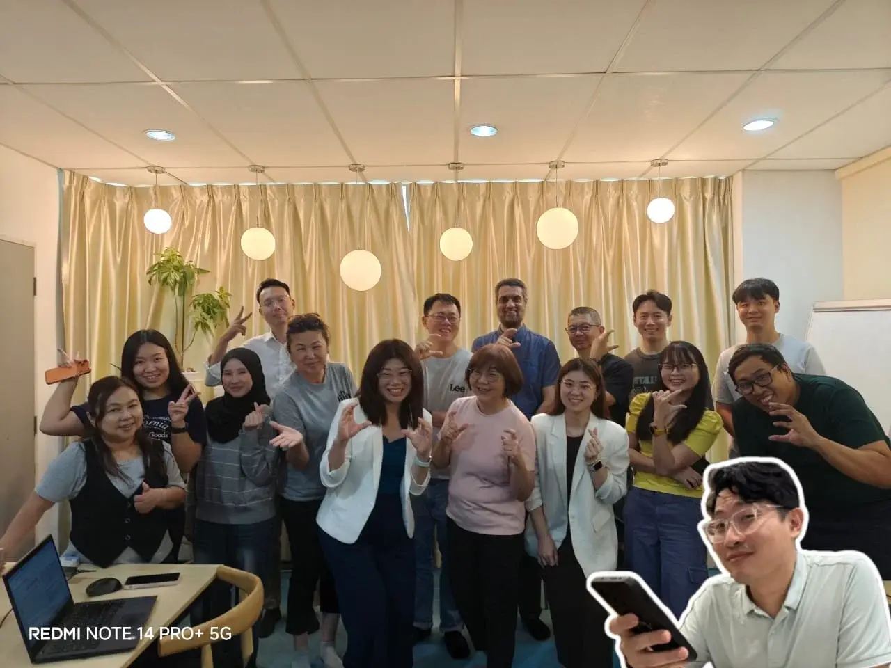 Inno Day #5 group photo with all 16 participants and speakers at Keep In Touch, Seri Kembangan, 6 June 2026