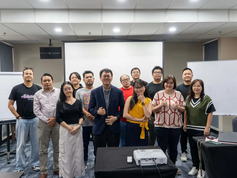 Group photo of AI Accelerator multi-day training participants with trainers