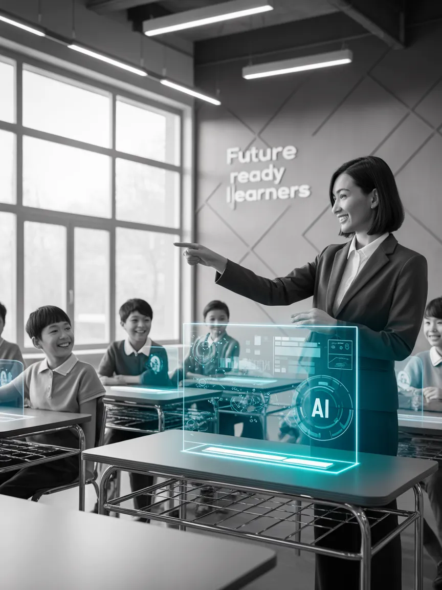 Malaysian teachers using AI tools for lesson planning and teaching